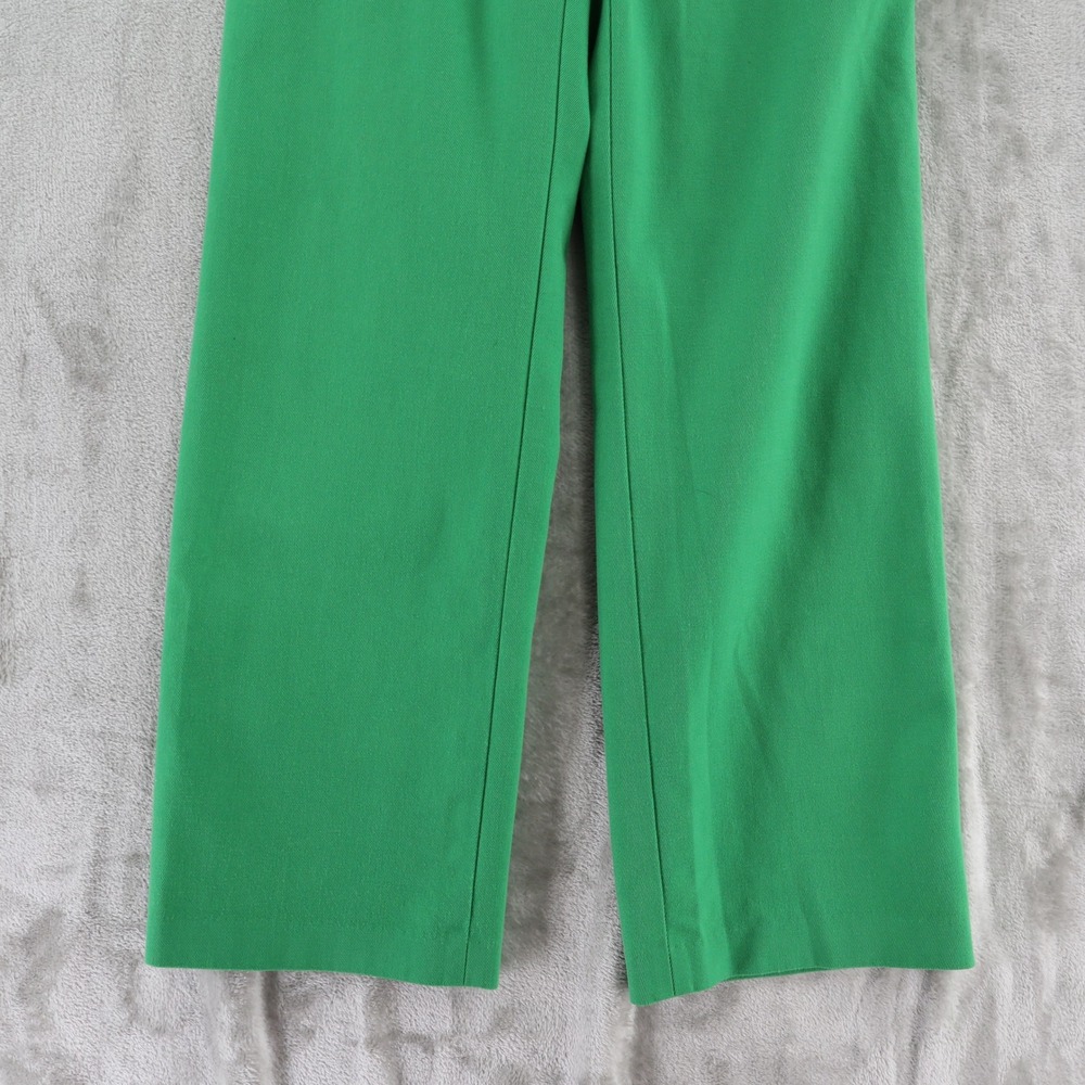 Babaton Atelier Trousers Womens 4 Green Straight Leg High Rise Tailored Pants - Picture 9 of 15